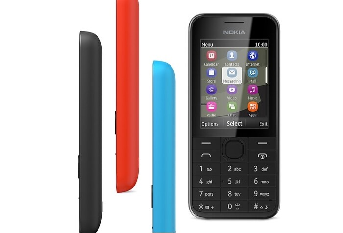 <a href="http://gadgets.ndtv.com/nokia-207-902">Nokia 207</a> comes with 2.4-inch QVGA display and support expandable storage via microSD card up to 32GB.<br /> 

<a href="http://gadgets.ndtv.com/mobiles/news/nokia-207-nokia-208-nokia-208-dual-sim-feature-phones-unveiled-387413">Read more</a>