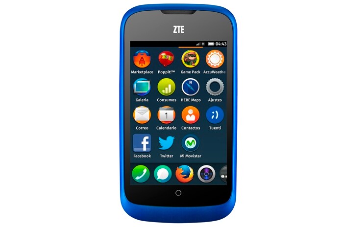 <a href="http://gadgets.ndtv.com/zte-open-907">ZTE Open</a> comes with a 3.5-inch 320x480-pixel touchscreen, includes a 3.2-megapixel camera and 512MB flash storage enhanced with a 4GB microSD card.<br />
<a href="http://gadgets.ndtv.com/mobiles/news/first-firefox-os-based-smartphone-launched-in-europe-386862">Read more</a>