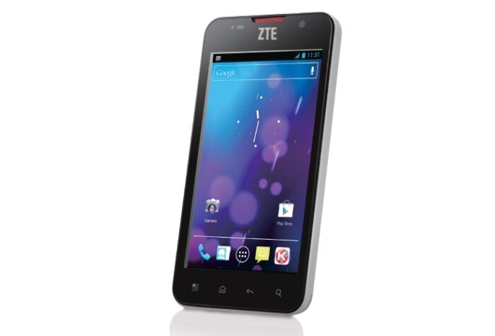 <a href="http://gadgets.ndtv.com/zte-blade-l-933">ZTE Blade L</a>  features a 4.7-inch WVGA display, runs Android 4.0 Ice Cream Sandwich.<br /> 	
Launch Price: Rs. 12,599. <br />
<a href="http://gadgets.ndtv.com/mobiles/news/zte-launches-six-new-smartphones-four-new-data-cards-in-india-394498">Read more</a>