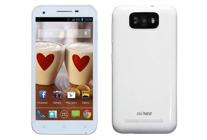 <a href="http://gadgets.ndtv.com/gionee-gpad-g3-1065">Gionee GPad G3</a> comes with 5.5-inch display with 480x854 pixels resolution and runs Android 4.2.1 (Jelly Bean).<br />

<a href="http://gadgets.ndtv.com/mobiles/news/gionee-gpad-g3-phablet-with-android-42-available-online-for-rs-9699-428818">Read more</a>