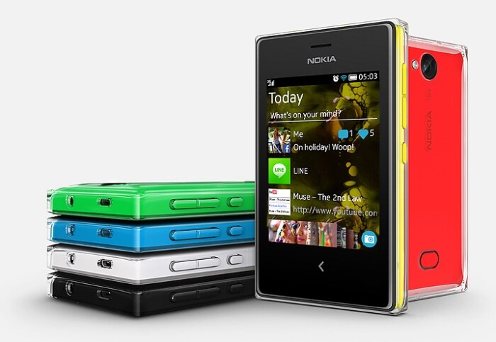 <a href="http://gadgets.ndtv.com/nokia-asha-503-1095">Nokia Asha 503</a> is the first Asha touchscreen phone which comes with 3G support.


<br />
<a href="http://gadgets.ndtv.com/mobiles/news/nokia-asha-500-asha-502-and-asha-503-launched-435556">Read more</a>