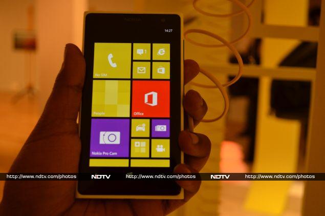 <a href="http://gadgets.ndtv.com/nokia-lumia-1020-923">Lumia 1020</a> is powered by a 1.5GHz dual-core Snapdragon processor with 2GB of RAM and runs Windows Phone 8.<br />

<a href="http://gadgets.ndtv.com/mobiles/news/nokia-lumia-1020-now-up-for-pre-order-in-india-for-rs-49999-427829">Read more</a><br />
<a href="http://gadgets.ndtv.com/mobiles/reviews/nokia-lumia-1020-first-impressions-424107">Nokia Lumia 1020: First Impressions</a>