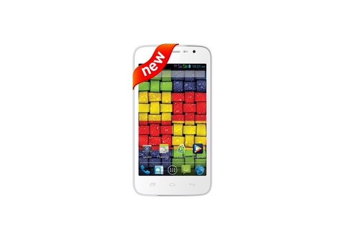 <a href="http://gadgets.ndtv.com/videocon-a52-1059">Videocon A52</a> comes with a 5-inch display and runs Android 4.2 (Jelly Bean).<br />
<a href="http://gadgets.ndtv.com/mobiles/news/videocon-mobiles-launches-eight-android-infinium-smartphones-in-india-427359">Read more</a>