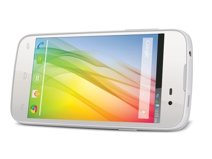 <a href="http://gadgets.ndtv.com/lava-iris-450-colour-1477">Lava Iris 450 Colour</a> is powered by a 1.3GHz dual-core processor coupled with 512MB of RAM.
<br /> 	
<a href="http://gadgets.ndtv.com/mobiles/news/lava-iris-450-colour-with-interchangeable-back-panels-launched-at-rs-7999-507651">Read more</a>