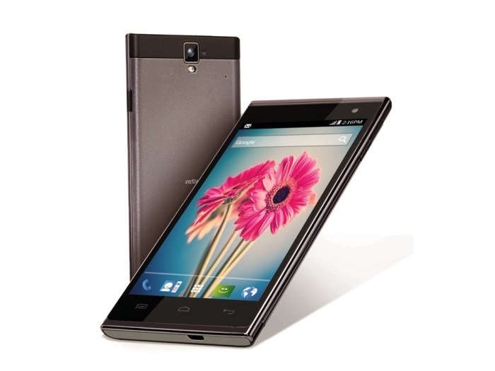 <a href="http://gadgets.ndtv.com/lava-iris-504q-1541">Lava Iris 504Q+</a> is a dual-SIM (GSM+GSM) device with dual standby.

<br />

<a href="http://gadgets.ndtv.com/mobiles/news/lava-iris-504q-with-10-megapixel-rear-camera-launched-at-rs-13990-509425">Read more</a>