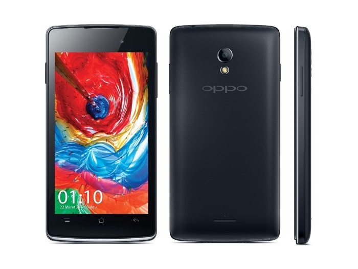 <a href="http://gadgets.ndtv.com/oppo-joy-1564">Oppo Joy</a> sports a 'Gloves Mode' technology and is powered by a dual-core ARM Cortex-A7 processor.
<br />

<a href="http://gadgets.ndtv.com/mobiles/news/oppo-joy-with-4-inch-display-and-dual-sim-support-launched-514984">Read more</a>