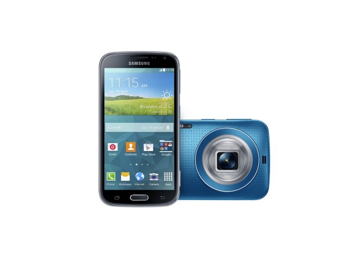 <a href="http://gadgets.ndtv.com/samsung-galaxy-k-zoom-1571">Samsung Galaxy K zoom</a> sports a 20.7-megapixel BSI CMOS sensor at the back accompanied by a Xenon flash.
 <br /> 
<a href="http://gadgets.ndtv.com/mobiles/news/samsung-galaxy-k-zoom-with-207-megapixel-camera-10x-optical-zoom-launched-515484">Read more</a>