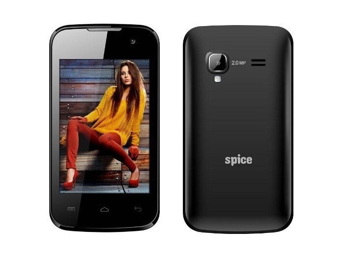 <a href="http://gadgets.ndtv.com/spice-smart-flo-glam-1562">Spice Smart Flo Glam</a> is a dual-SIM (GSM+GSM) smartphone that runs on Android 4.2 Jelly Bean.
<br />

<a href="http://gadgets.ndtv.com/mobiles/news/spice-smart-flo-glam-mi-357-now-available-online-at-rs-3299-514922">Read more</a>