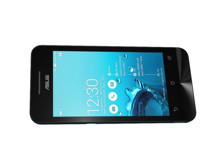 <a href="http://gadgets.ndtv.com/asus-zenfone-4-1207">Asus ZenFone 4</a> sports a 4-inch WVGA (800 x 480 pixel) resolution display.
<br />

<a href="http://gadgets.ndtv.com/mobiles/news/computex-2014-asus-launches-padfone-s-refreshes-zenfone-4-and-zenfone-5-534834">Read more</a>