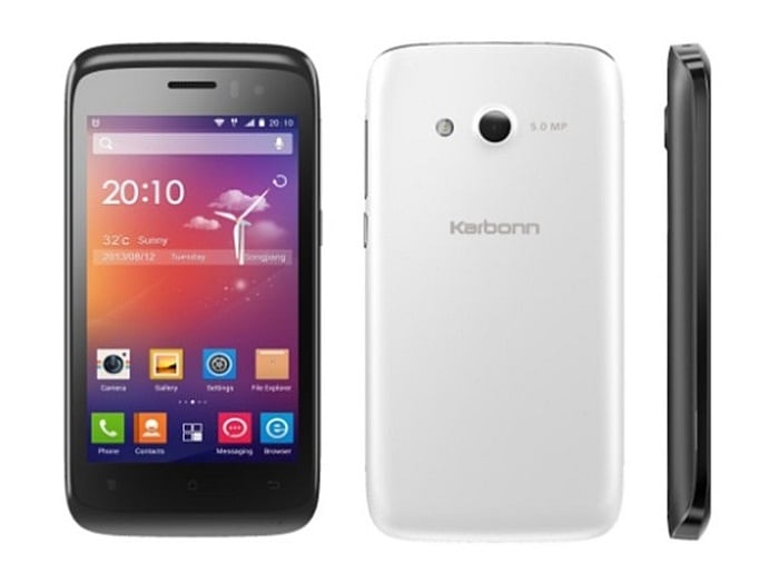<a href="http://gadgets.ndtv.com/karbonn-titanium-s1-plus-1569">Karbonn Titanium S1 Plus</a> is a dual-SIM (GSM+GSM) smartphone that runs on Android 4.3 Jelly Bean.
<br />

<a href="http://gadgets.ndtv.com/mobiles/news/karbonn-titanium-s1-plus-dual-sim-smartphone-launched-at-rs-6490-544405">Read more</a>