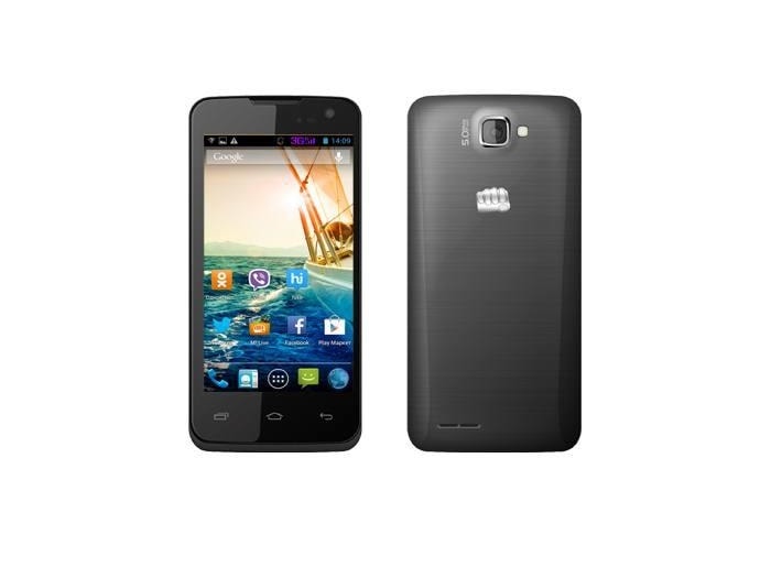 <a href="http://gadgets.ndtv.com/micromax-canvas-beat-1246">Micromax Canvas Beat</a> sports an 8-megapixel autofocus rear camera accompanied by LED flash.

<br />

<a href="http://gadgets.ndtv.com/mobiles/news/micromax-canvas-beat-with-5-inch-display-available-online-at-rs-9499-545062"> Read more </a>