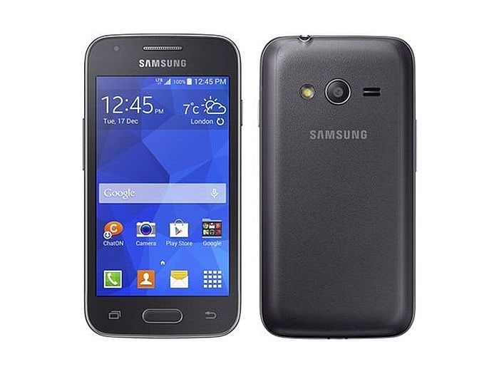<a href="http://gadgets.ndtv.com/samsung-galaxy-ace-4-1736">Samsung Galaxy Ace 4</a> features a 4-inch TFT display with WVGA resolution and comes in both 3G and LTE variants.
<br/>
<a href="http://gadgets.ndtv.com/mobiles/news/samsung-launches-four-budget-android-44-kitkat-galaxy-smartphones-550556">Read more</a>