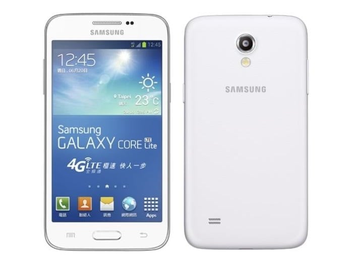 <a href="http://gadgets.ndtv.com/samsung-galaxy-core-lite-1675">Samsung Galaxy Core Lite</a> features a 4.7-inch TFT display with 480x800 (WVGA) pixels resolution.

<br /> 	

<a href="http://gadgets.ndtv.com/mobiles/news/samsung-galaxy-core-lite-with-lte-support-and-quad-core-soc-launched-538913"> Read more </a>