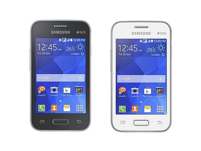 <a href="http://gadgets.ndtv.com/samsung-galaxy-star-2-1734">Samsung Galaxy Star 2</a> comes with 3.5-inch TFT display with HVGA resolution.
<br/>
<a href="http://gadgets.ndtv.com/mobiles/news/samsung-launches-four-budget-android-44-kitkat-galaxy-smartphones-550556">Read more</a>