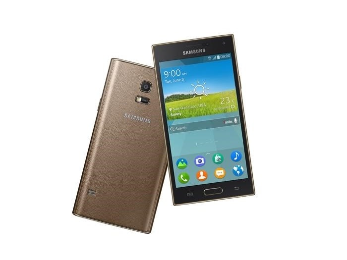 <a href="http://gadgets.ndtv.com/samsung-z-1653">Samsung Z</a> is a single SIM device which runs the Tizen 2.2.1 OS out-of-the-box.
<br /> 

<a href="http://gadgets.ndtv.com/mobiles/news/samsung-launches-its-first-tizen-smartphone-the-samsung-z-534588"> Read more </a>