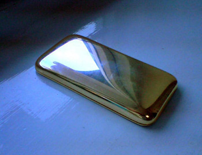 The phone was commissioned by an anonymous Australian businessman. [Image: Stuart Hughes]