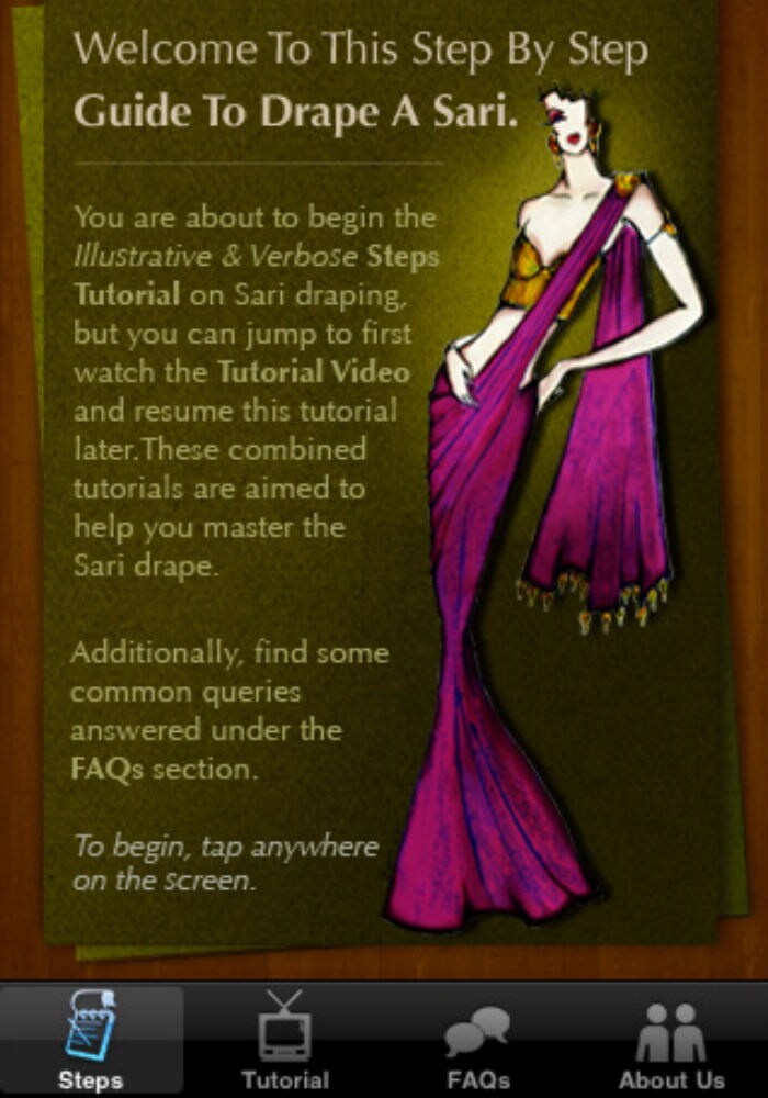 <b>SAREE APP</b>: Granted, mom already knows how to drape a saree. But does she know how many other ways she could try? This app offers full tutorials and HD videos on various saree styles. $1.99