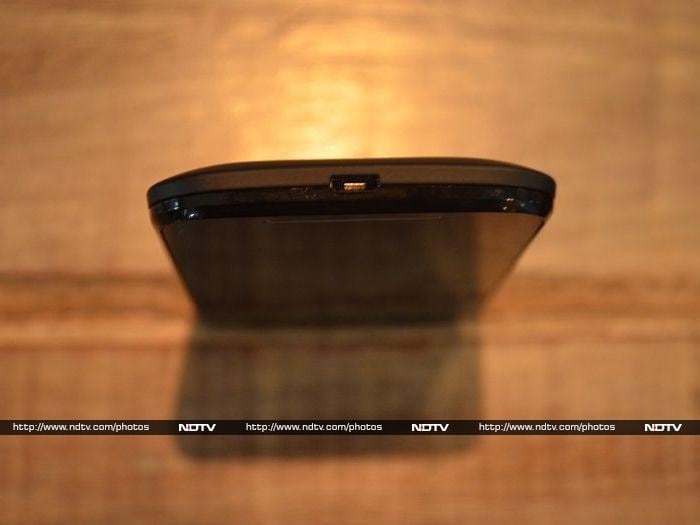 The Micro-USB port for charging and data transfer is on the bottom edge.