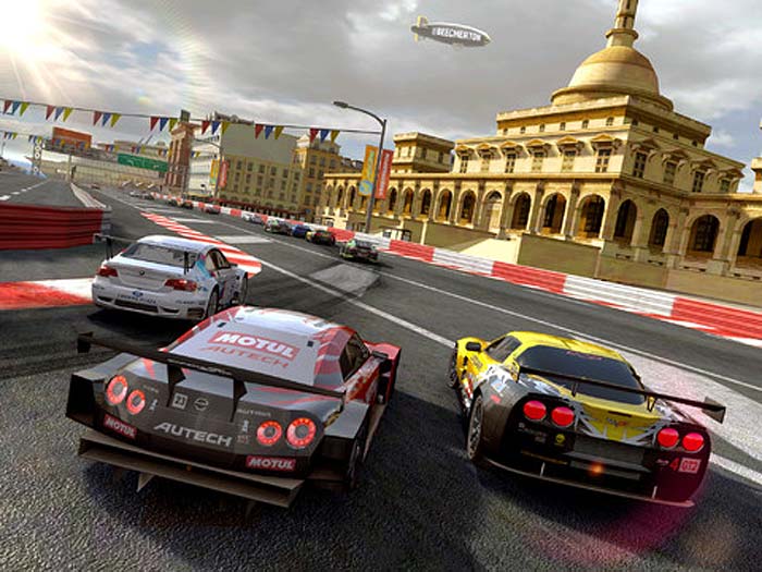 <b>Paid</b><br />As the name suggests, Real Racing 2 is racing game game developed by Firemint. 30 licensed vehicles from manufacturers like BMW and Chevrolet are included in the game, which is powered by Firemint's own Mint3D engine.| <b><a href="http://itunes.apple.com/in/app/real-racing-2-hd/id414566922?mt=8" target="_blank">Details and buy</a></b>