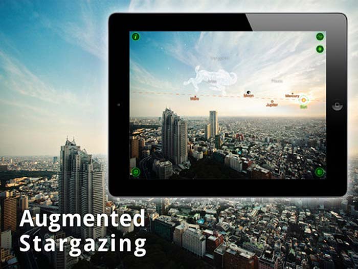 <b>Paid</b><br />Do you like stars? Star Walk is a augmented reality app that labels all the stars, constellations, and satellites you point your iPad at. | <b><a href="http://itunes.apple.com/in/app/star-walk-for-ipad-interactive/id363486802?mt=8" target="_blank">Details and buy</a></b>