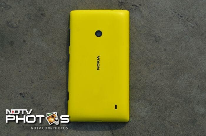 The back of the phone features the rear camera, speaker and the Nokia branding in the middle.