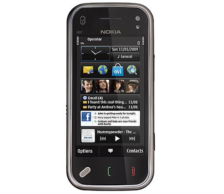 <strong> Specifications:</strong><br />
<br />
* Dimensions: 113x52.5x14.2 mm<br />
* Weight: 138 g<br />
* Display: 3.2-inch TFT nHD 16:9 widescreen (640x360 pixels) with up to 16 million colors<br />
* Camera: 5 megapixels with Carl Zeiss Tessar lens; autofocus and flash<br />
* Video capture: MPEG-4 VGA (640x480 px) at up to 30fps<br />
* Video playback: supports RealVideo and Flash Lite 3.0 with PAL/NTSC video-out<br />
* Music playback: MP3, AAC, eAAC, eAAC+, WMA<br />
* Built-in GPS with A-GPS support<br />
* 3.5mm AV connector for stereo headphone jack<br />
* Memory: 8GB internal memory with MicroSD expansion slot up to an additional 16GB<br />
* Connectivity: MicroUSB 2.0<br />
* Data connectivity: WCDMA, GPRS/EDGE, HSDPA<br />
* Talk time: Up to 7.1 hrs<br />
* Standby time: Up to 320 hrs<br />
* Music playback time: Up to 28 hrs<br />
* Video playback time: Up to 3.5 hrs