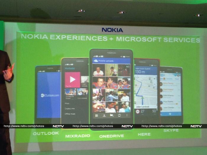 Rather than Google's suite of apps which ship with every Android phone, Nokia will use its own Maps app alongside Microsoft's email, messaging and cloud storage services.