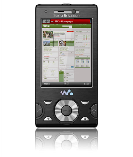 Selection on a keypad phone.