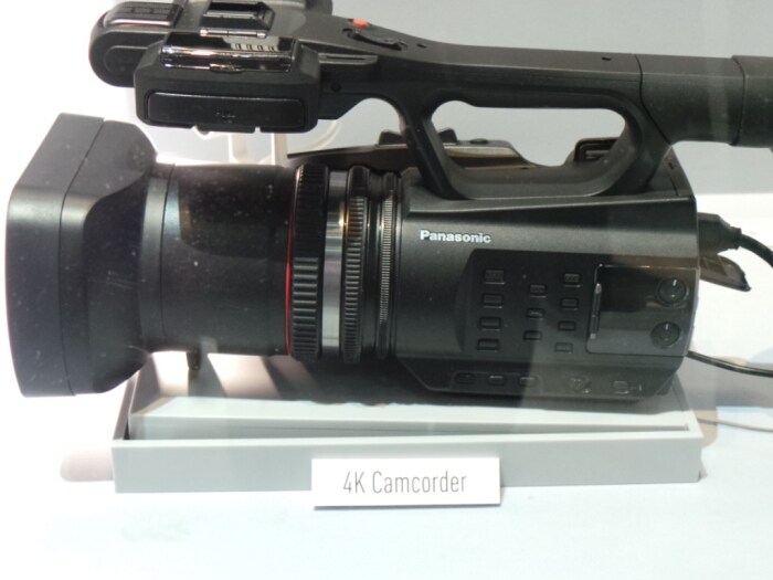 The world's first 4K Camcorder from Panasonic.(Image credit: Rajiv Makhni)