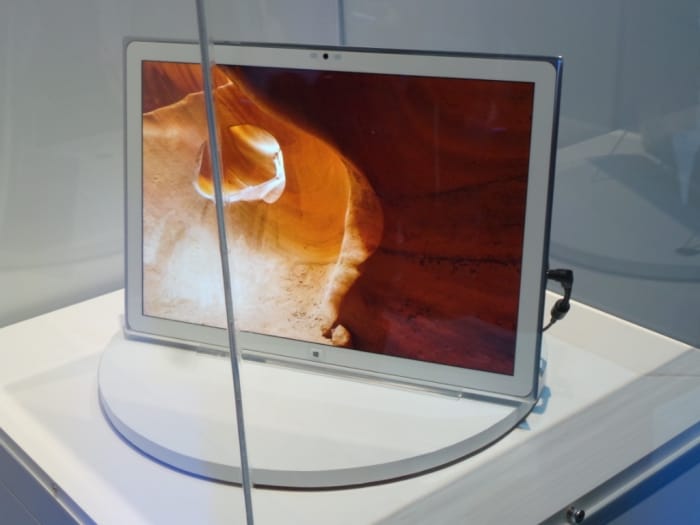 The world's first 4K tablet from Panasonic.(Image credit: Rajiv Makhni)