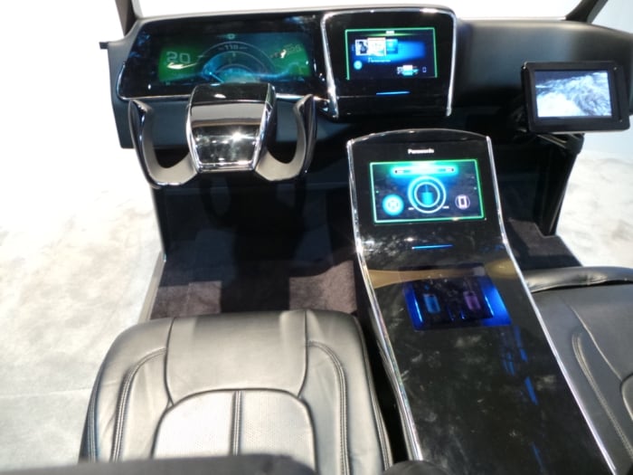 Panasonic eCockpit Car.(Image credit: Rajiv Makhni)