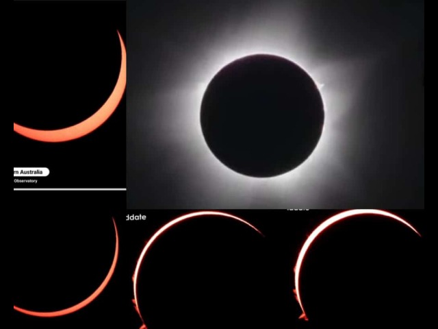 Hybrid Solar Eclipse 2023 : सूर्य ग्रहण की तस्‍वीरें आईं सामने, 100 साल बाद बना संयोग, दिखे सूर्य के कई रूप