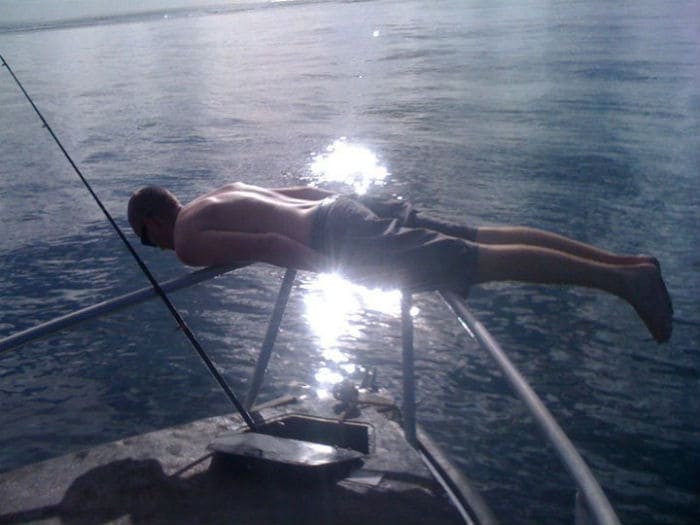 I'm The King of the World, only horizontal
