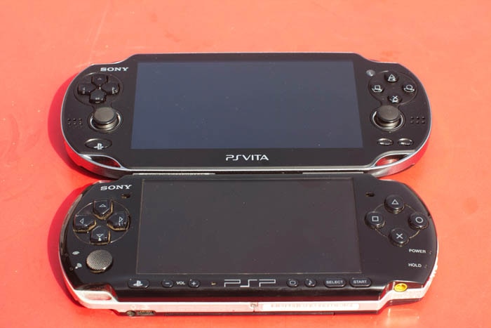 When compared with the PSP Slim, the Vita looks and feels bigger, but is comfortable to hold.