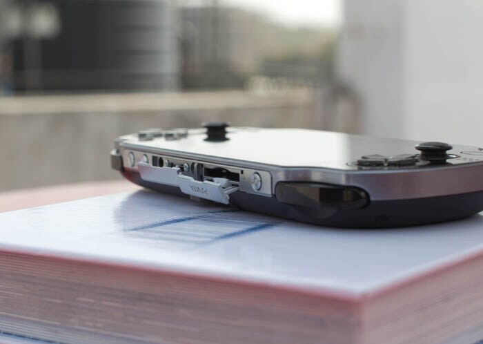 The ports on the Vita are secured by well designed hatches that seamlessly blend into the body.