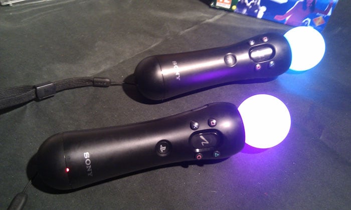 The soft LED light bulb at the end of the controller changes colour's depending on the game and activities performed by the player. [PHOTO: Sameer Mitha]