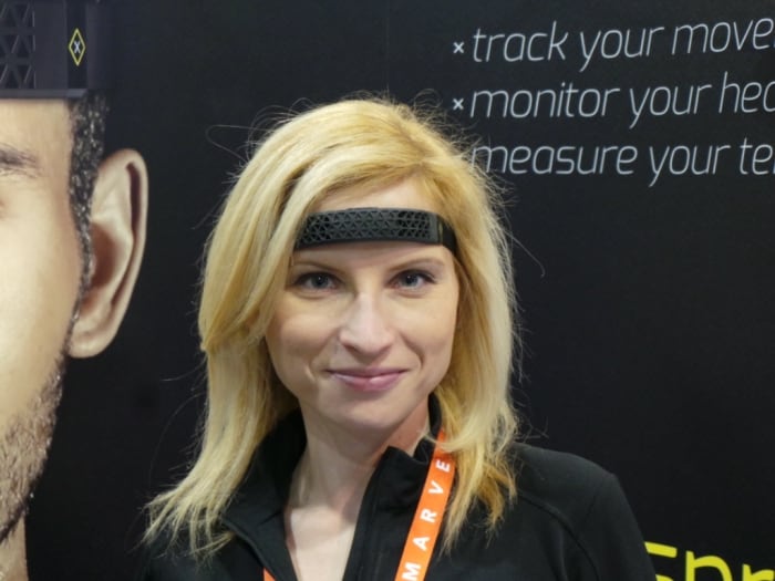 Spree - A device to track your movement, monitor your Heart Rate and measure your temptrature. (Image credit: Rajiv Makhni)