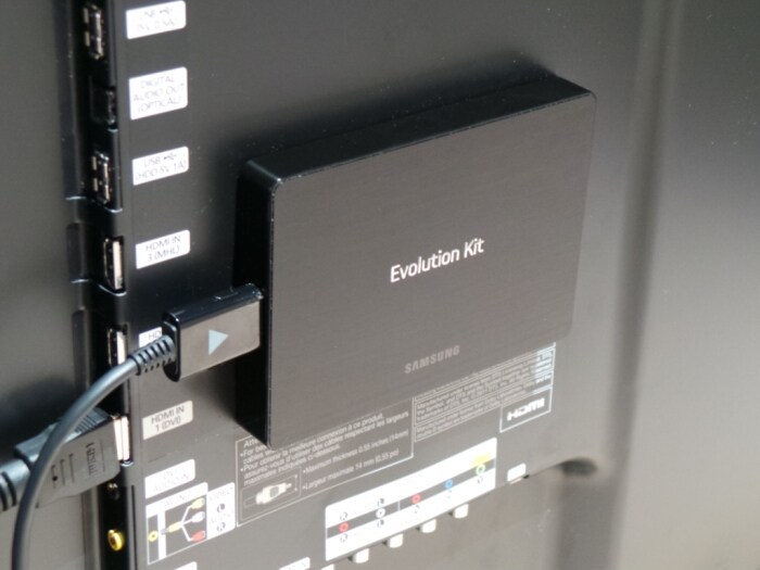 By simply adding the Evolution kit to your Samsung Smart TV, your TV will update to the latest Samsung Hub in which you can easily find what you love to watch.(Image credit: Rajiv Makhni)