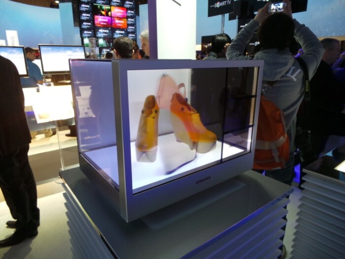 Samsung Transparent Screens give you an overwhelming display quality with higher transparency.(Image credit: Rajiv Makhni)