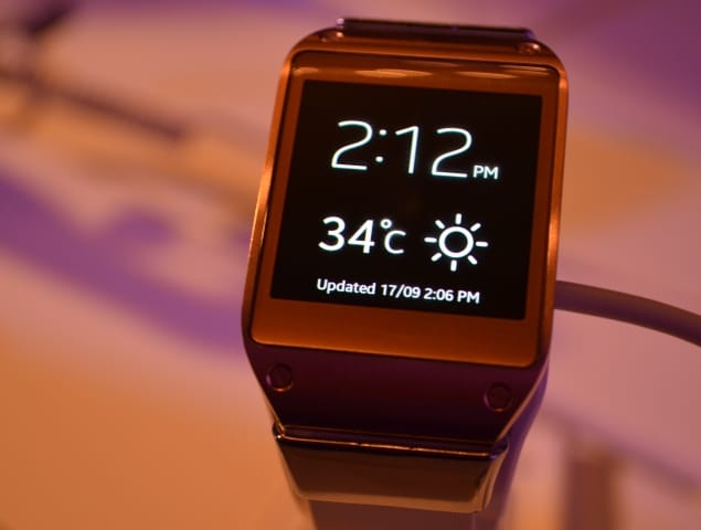 Photo : Samsung Galaxy Gear Smartwatch: First Look