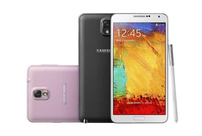 <a href="http://gadgets.ndtv.com/samsung-galaxy-note-3-1019">Samsung Galaxy Note 3</a> will come in three colours - black, white or pink.