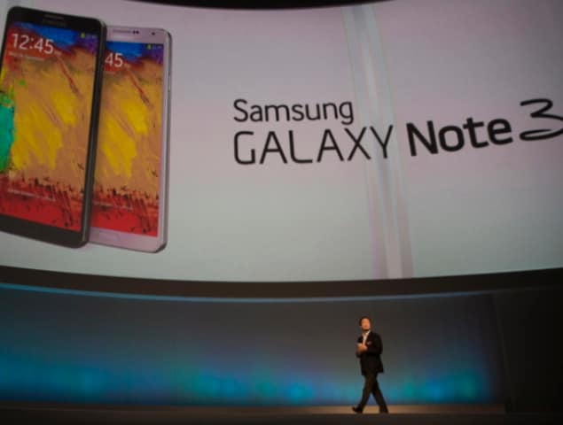 Photo : Samsung Galaxy Note 3 and Galaxy Note 10.1