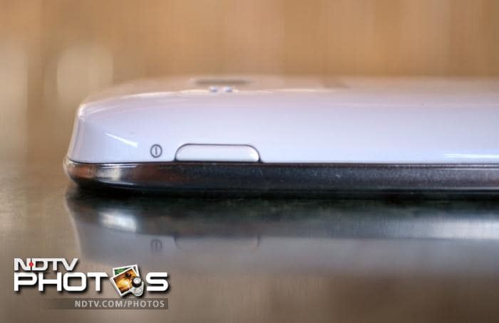 The power button is located at the right side of the phone.