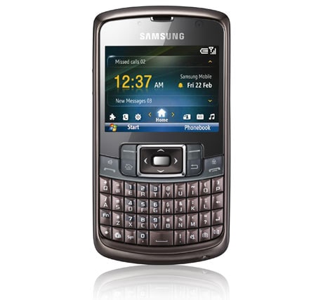 With its compact design and ergonomic QWERTY keypad, the Samsung OmniaPRO B7320 is a portable messaging centre. It lets one access email even via corporate push email support.