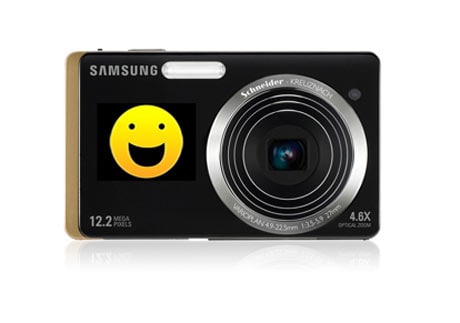 Its 12.2 megapixel CCD and 27mm wide-angle Schneider-KREUZNACH lens come with 4.6x optical zoom.
