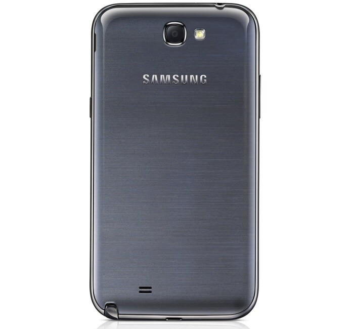 The Samsung Galaxy Note II will be available in Marble White or Titanium Gray colours.
