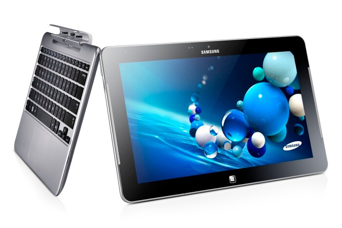 Samsung also announced two new hybrid PCs - Samsung ATIV Smart PC (pictured here) and Samsung ATIV Smart PC Pro.