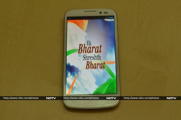 The phone comes with pre-loaded apps and content related to BJP and Narendra Modi.