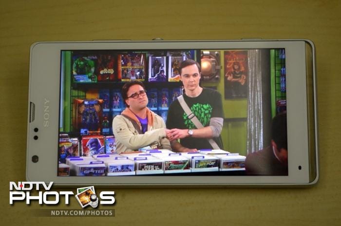 Sony Xperia SP packs in a 4.6-inch 720p HD display.