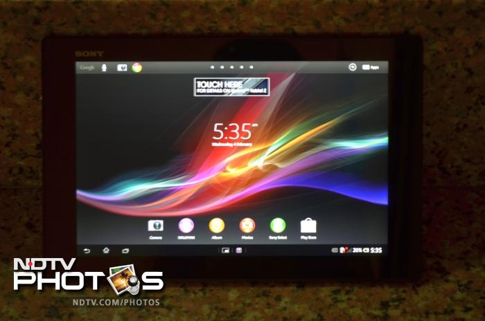 The Sony Xperia Tablet Z features a 10.1-inch TFT screen that has a resolution of 1920x1200 pixels and pixel density of 225 pixels per inch.